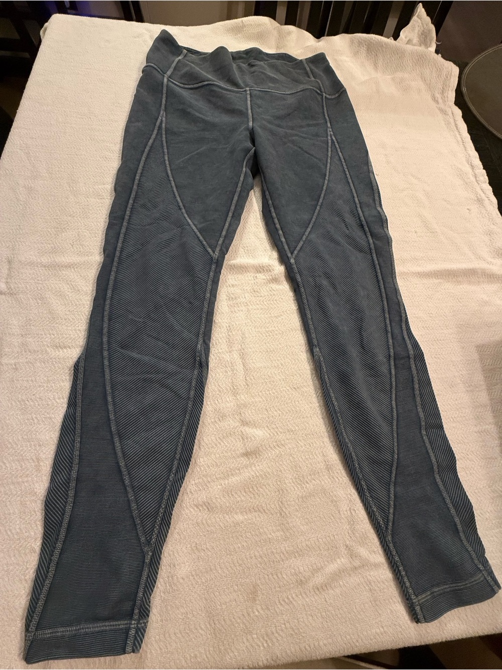 lululemon athletica Slate-Blue Seam-Detail Jeggings